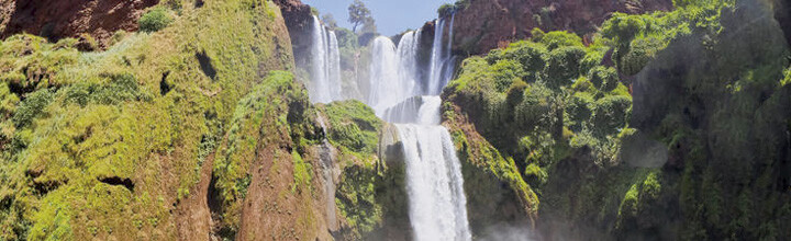 Morocco imperial cities tour visiting Ouzoud waterfalls